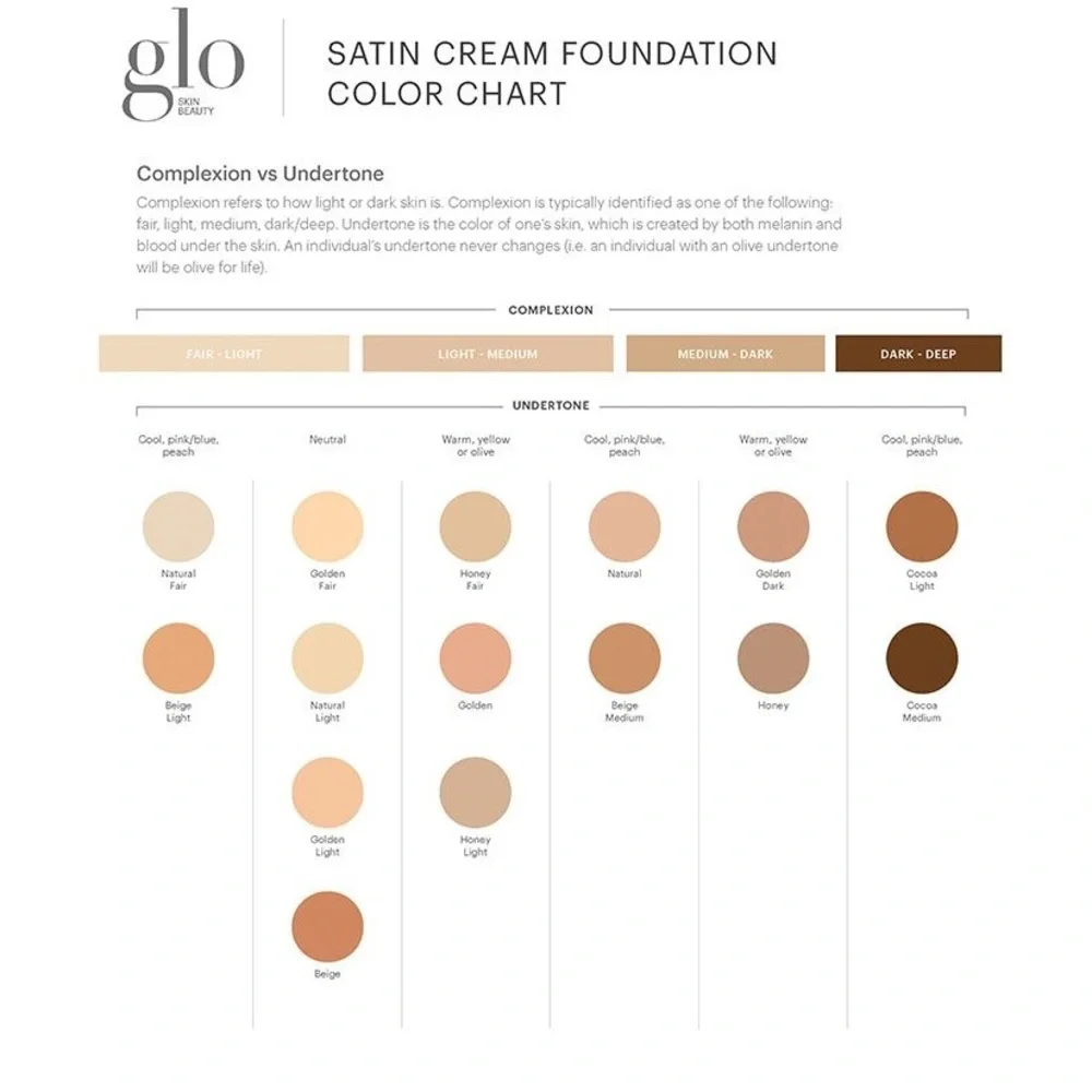 Glo skin beauty beige medium cream foundation
